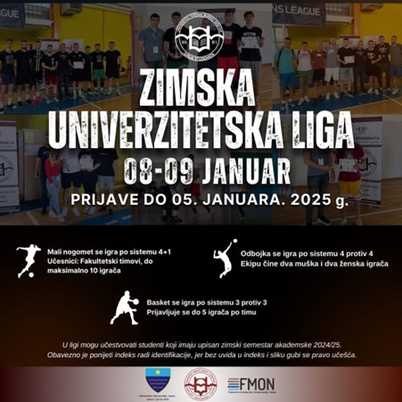 The Student Union is hosting the Winter University League for the first time. 