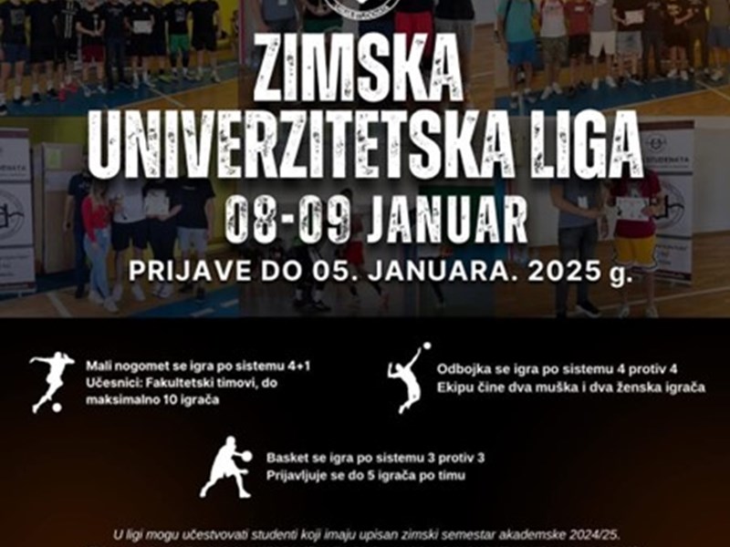 The Student Union is hosting the Winter University League for the first time.