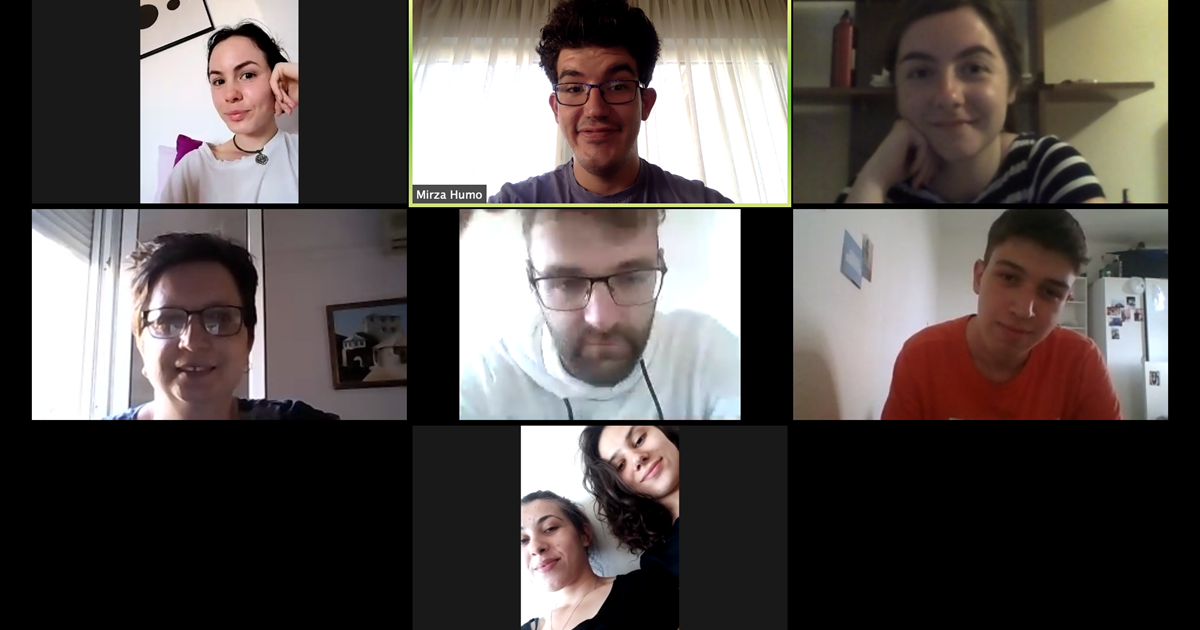 Zoom sastanak sa studentima