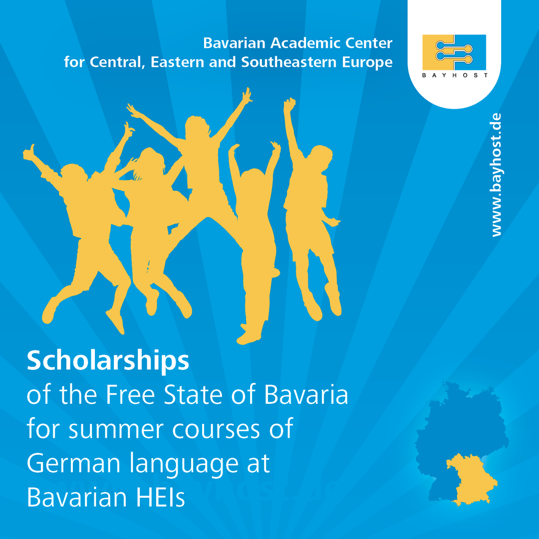Nude se nove stipendije koje Slobodna Država Bavarska pruža za kurseve njemačkog jezika na visokoškolskim ustanovama u Bavarskoj tokom 2025. godine.