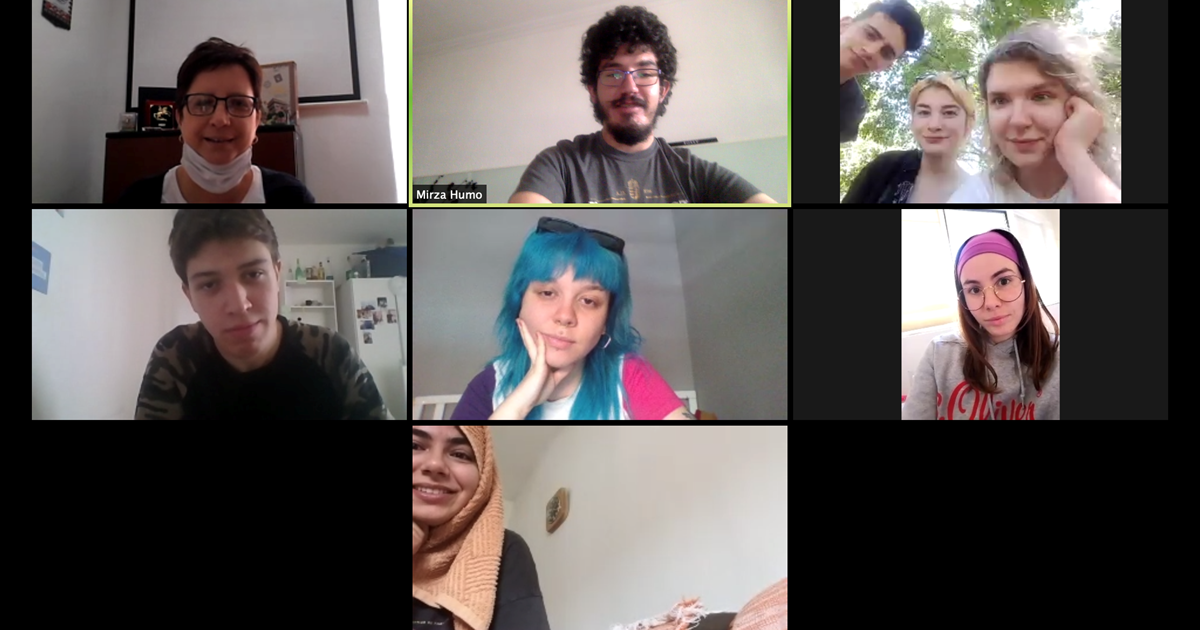 Zoom sastanak sa studentima