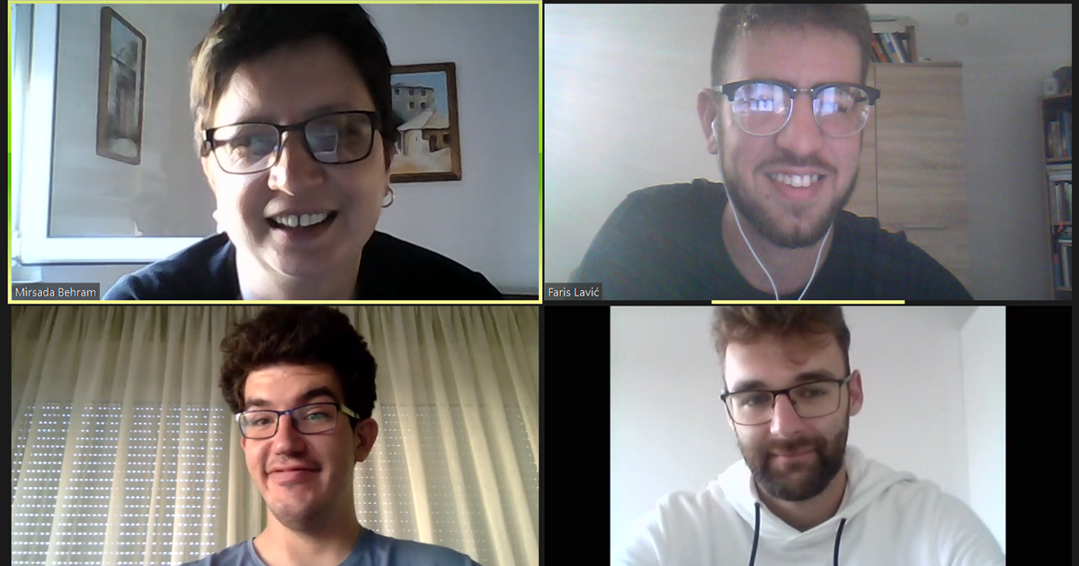 Petnaesti ZOOM sastanak sa studentima na razmjeni