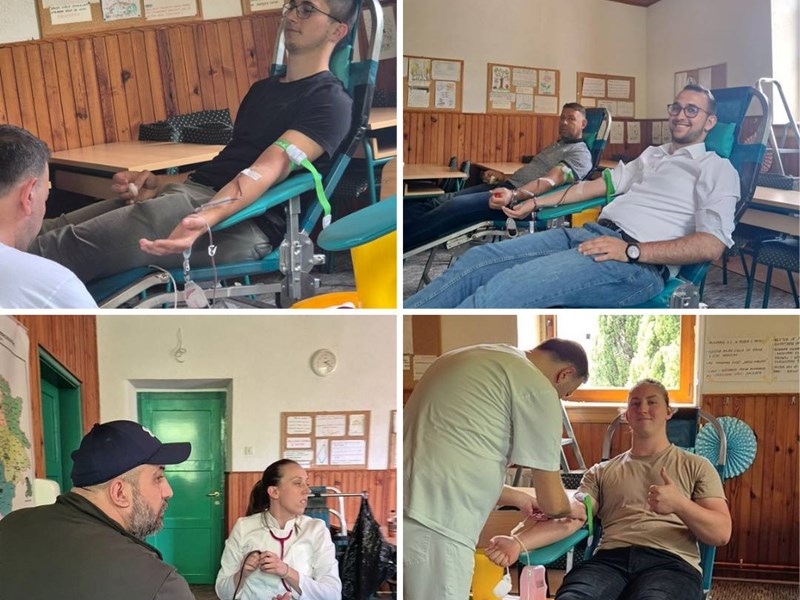 The Student Union, in cooperation with the Zalik Mosque Community and the Transfusion Centre of the Safet Mujic Cantonal Hospital, organized a voluntary blood donation on Friday, May 9.