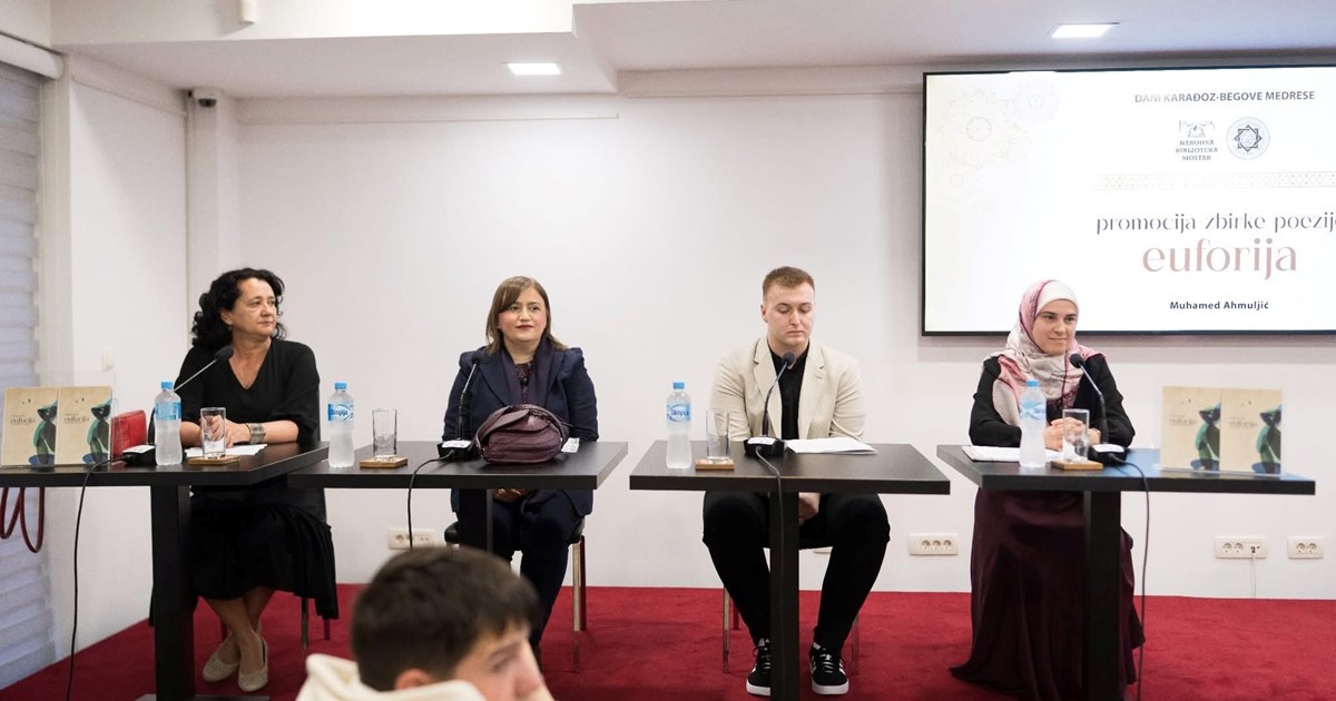 On Monday, May 5, 2025, a promotion of Euphoria, the literary debut by author Muhamed Ahmuljic, was organized.