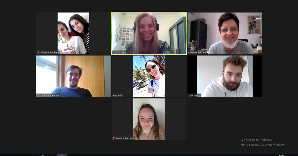 Zoom sastanak sa studentima