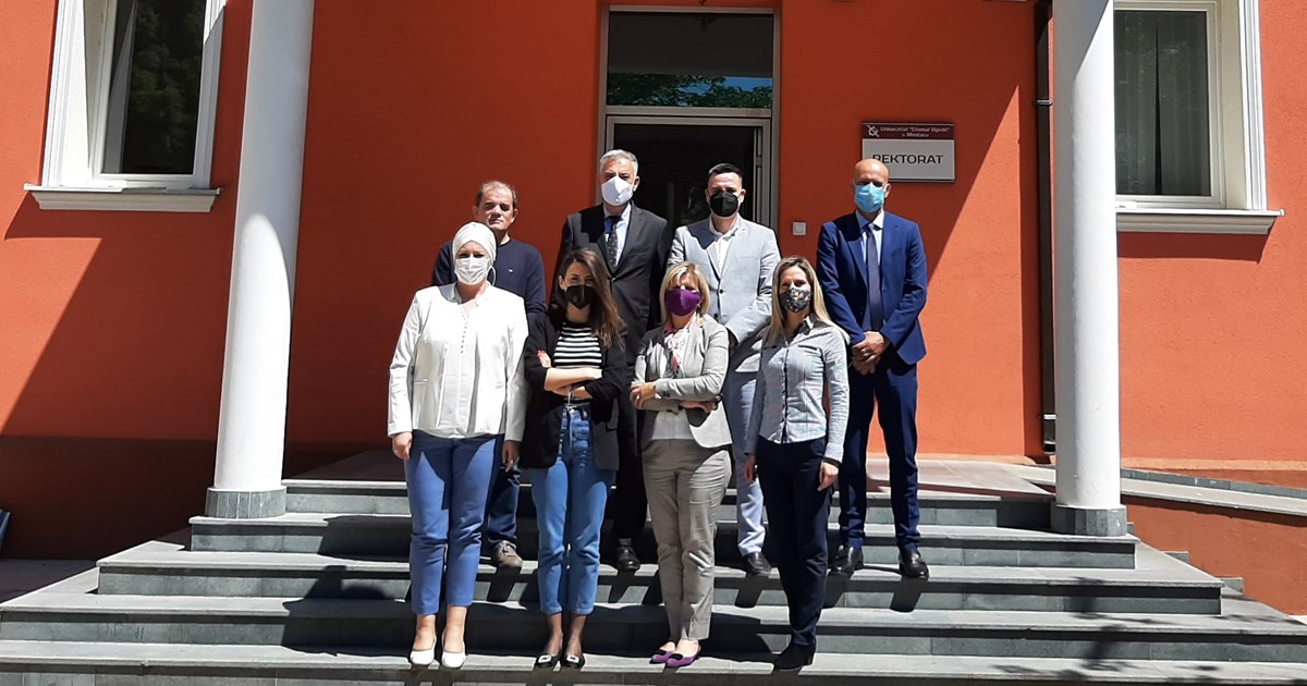 Dzemal Bijedic University of Mostar: visit of parliamentarians of the Federation of Bosnia and Herzegovina