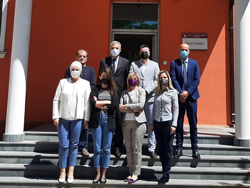 Dzemal Bijedic University of Mostar: visit of parliamentarians of the Federation of Bosnia and Herzegovina