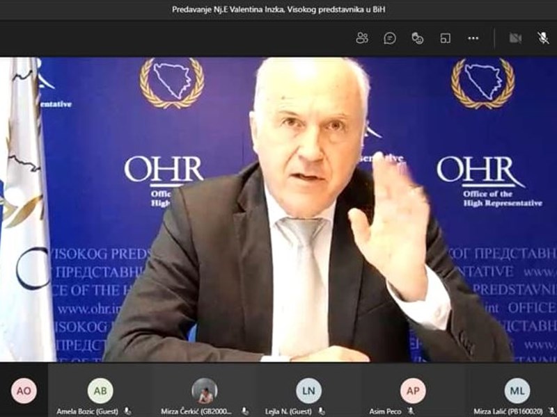 Interactive lecture by H.E. Valentin Inzko