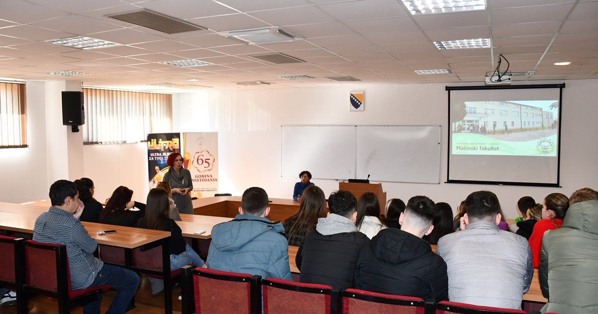 On March 20, 2025, graduates and professors from the Second Gymnasium Mostar visited the Faculty of Mechanical Engineering.