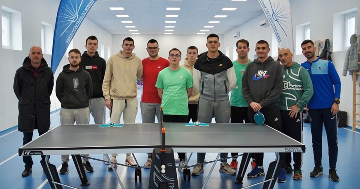 As part of the 48th-anniversary celebrations, the Faculty of Education hosted a table tennis tournament in the Sport and Health Hall.