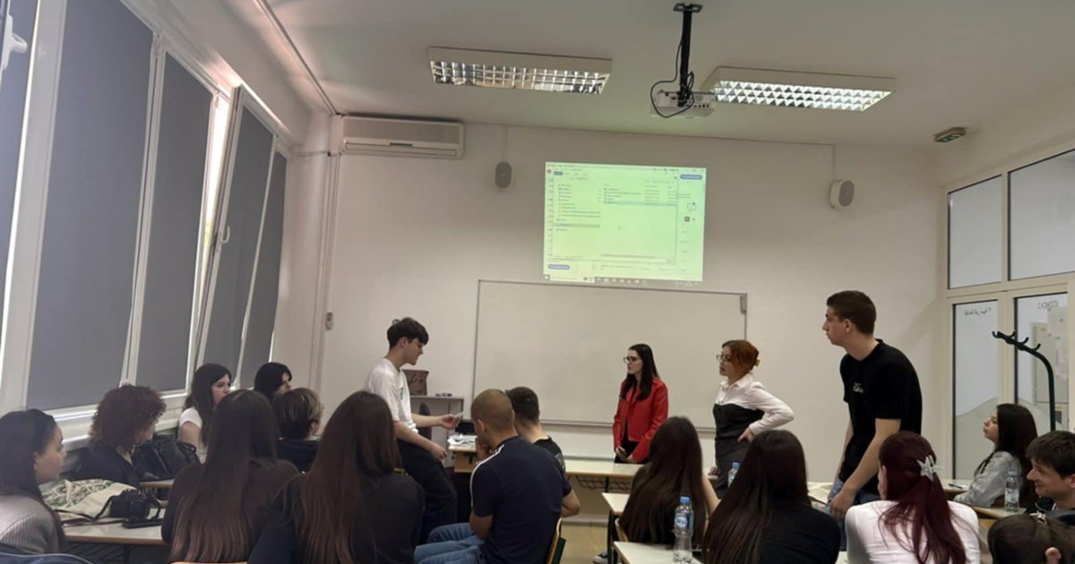Last week, fourth-year students of the Department of English Language and Literature conducted eight workshops with around one hundred primary and secondary school pupils from the Herzegovina-Neretva Canton.