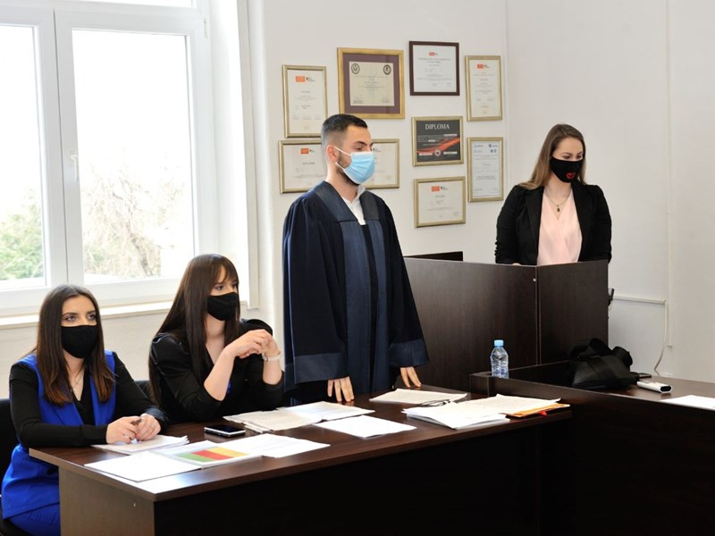 Faculty of Law - Moot court hearing