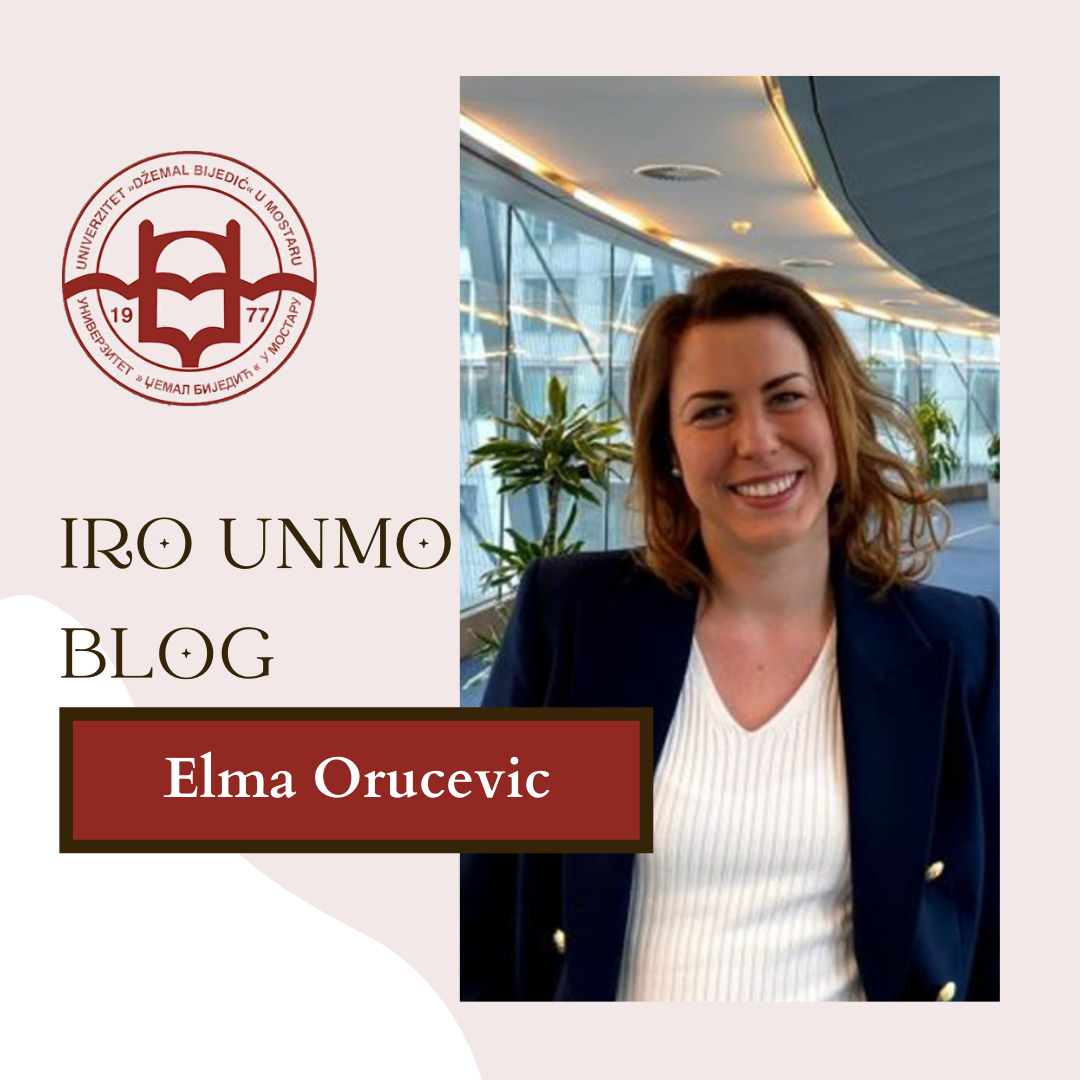 Make your university days count- take your chances and see the world - Elma Orucevic