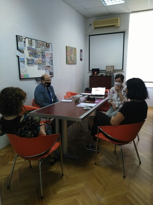 Sylvain Rigollet at IRO Dzemal Bijedic University in Mostar