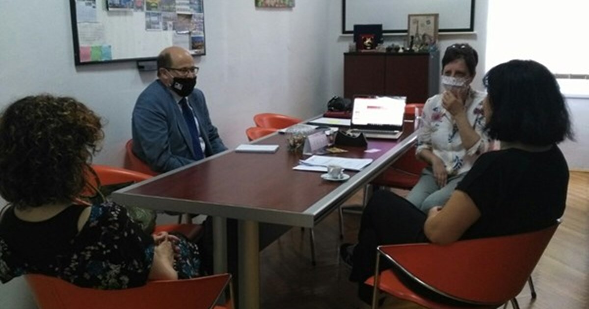 Sylvain Rigollet at IRO Dzemal Bijedic University in Mostar