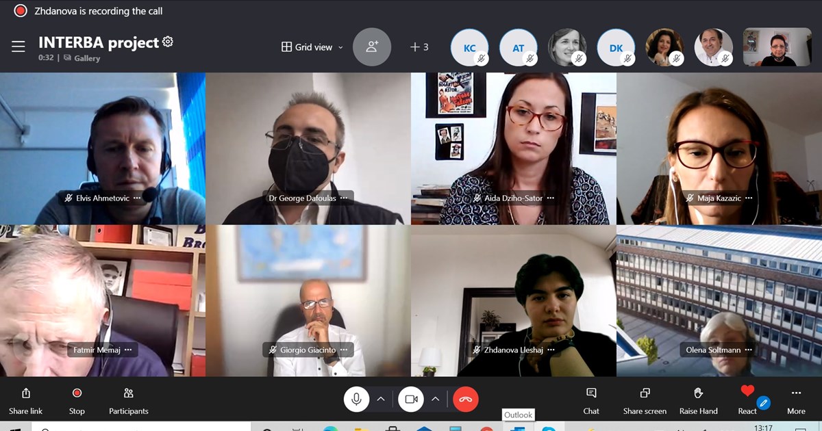 PROJECT INTERBA meeting 05.10.2021.